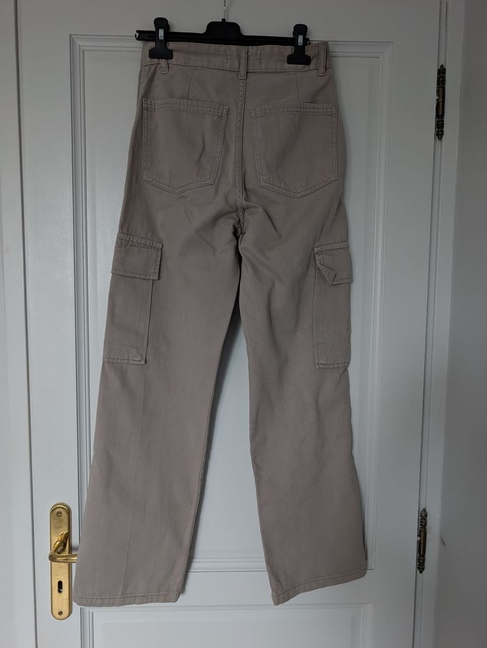 Cargo.marron taupe Jennyfer taille 32 - photo numéro 2