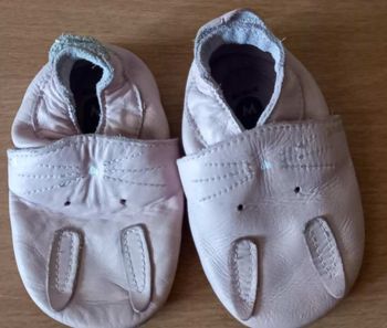 chaussons en cuir Bobux