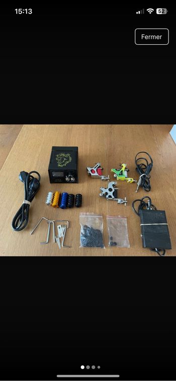 Lot machine a tatouer