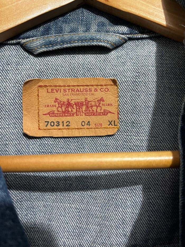Veste en jean zippee vintage Levi’s - photo numéro 2