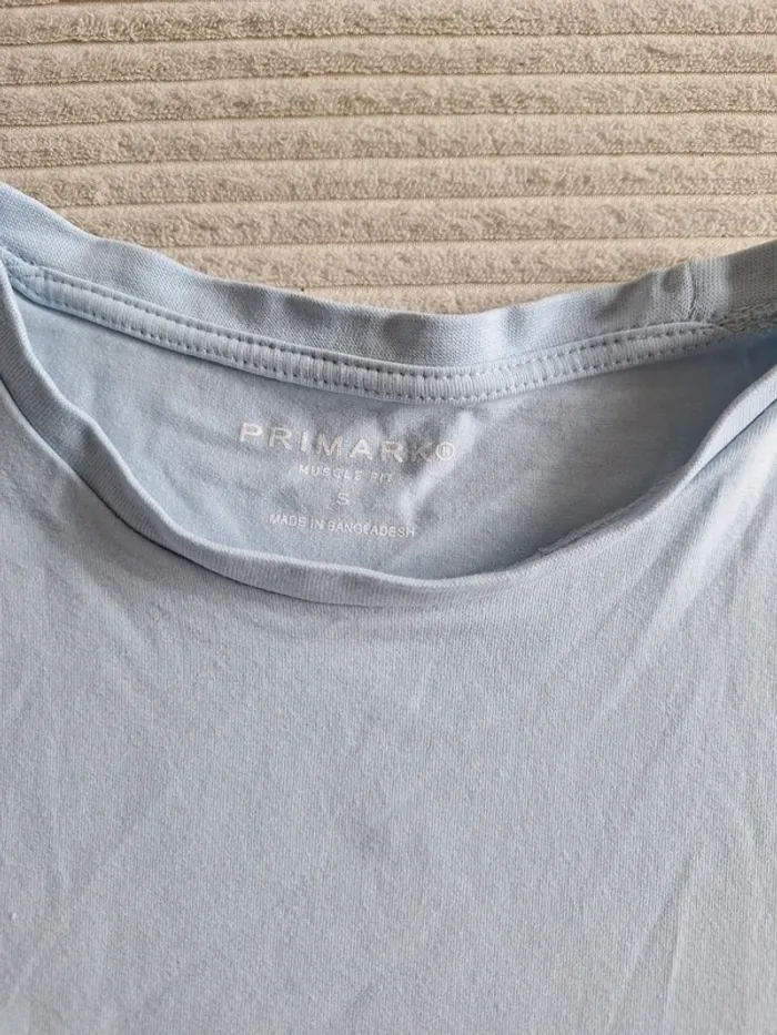 Tee shirt uni coupe slim - photo numéro 2