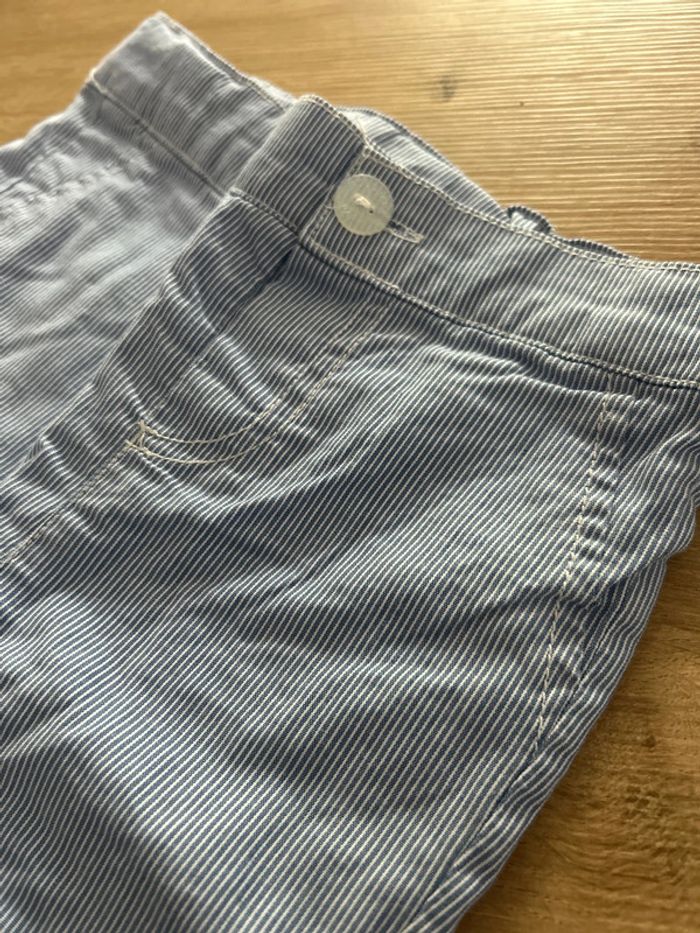 Pantalon en toile à rayures - photo numéro 2