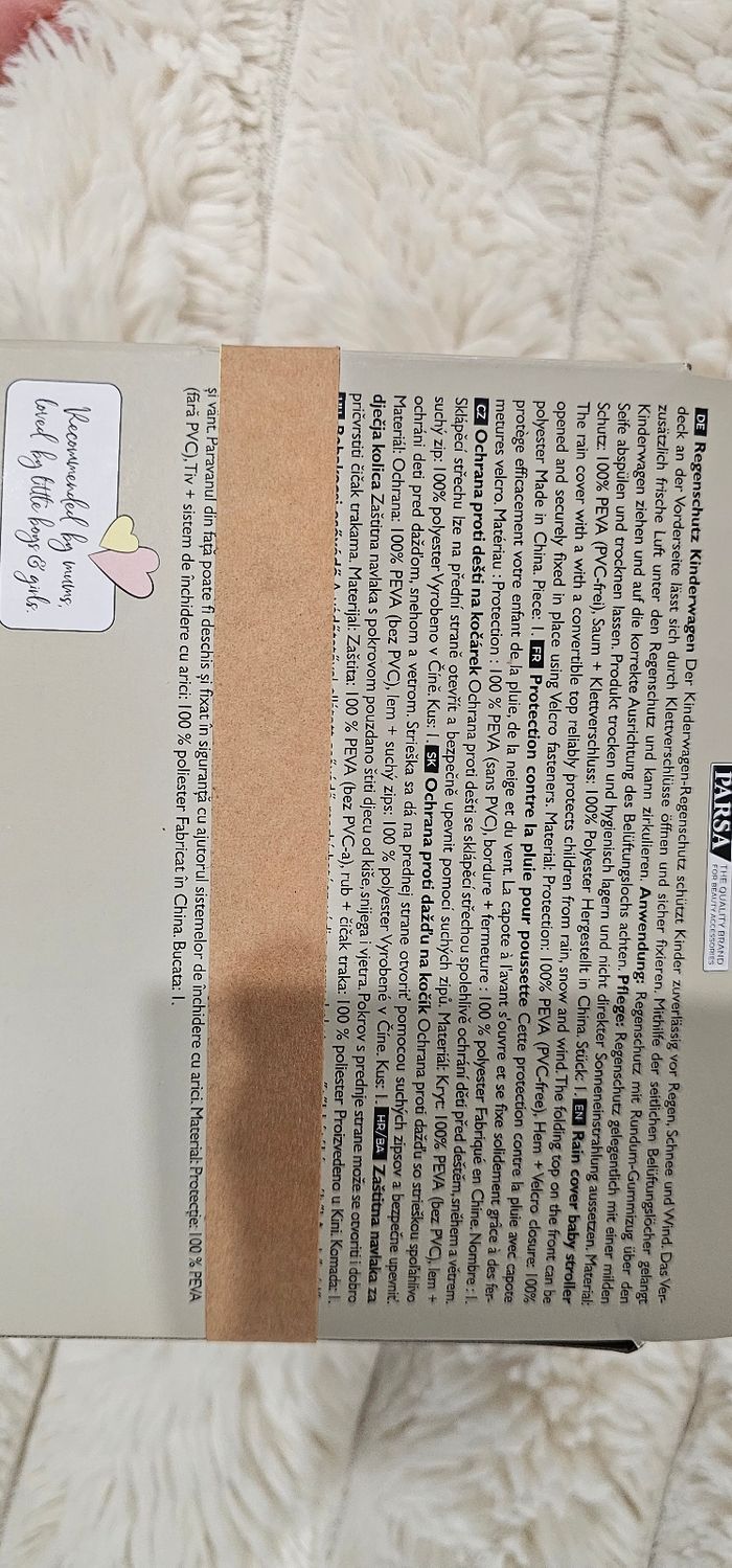 Protection de pluie universelle pour poussette Neuf - photo numéro 4