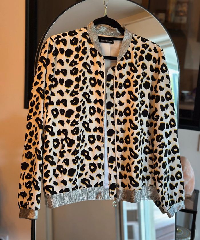 Veste imprimé léopard Rue des Abbesses T2/38