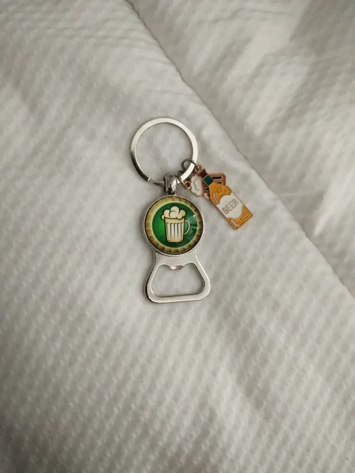 Porte clés bière
