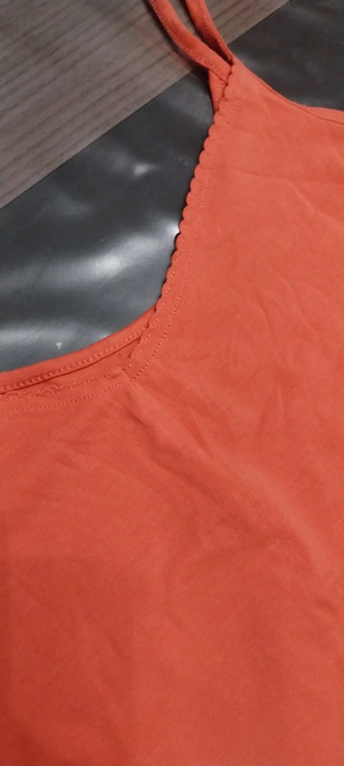 Débardeur Camaïeu taille XL couleur corail - photo numéro 2