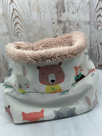 Snood fille motifs animaux  , cache cou fille