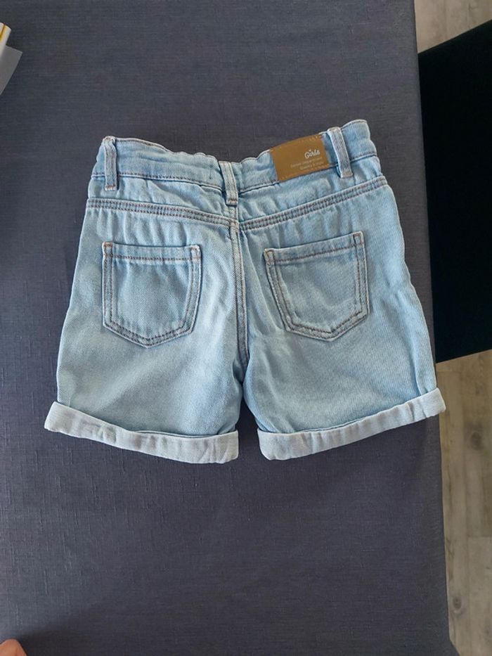 Bermuda Vertbaudet jeans clair 4 ans - photo numéro 13