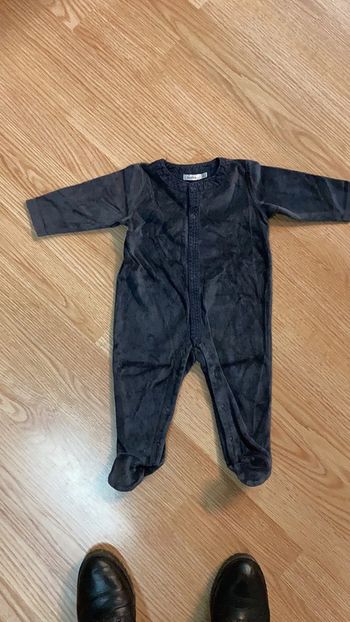 Pyjama gris souris bout’Chou 6 mois