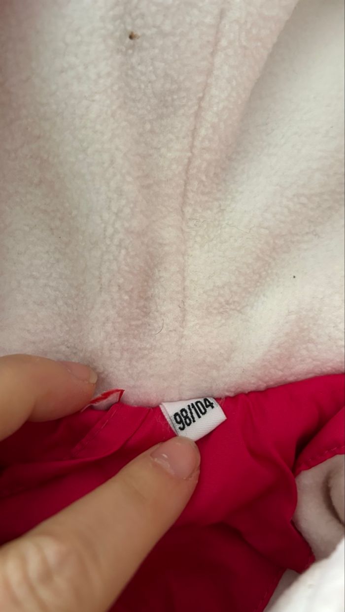 Combinaison d’hiver – Rose fuchsia  Combi ski fille 3/4 ans 98-104   zip - photo numéro 3