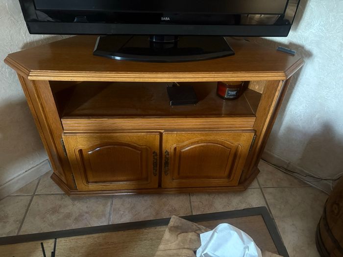 Meuble de télé en angle
