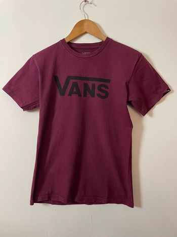 T-shirt Vans bordeaux – Homme – Taille S – Coton