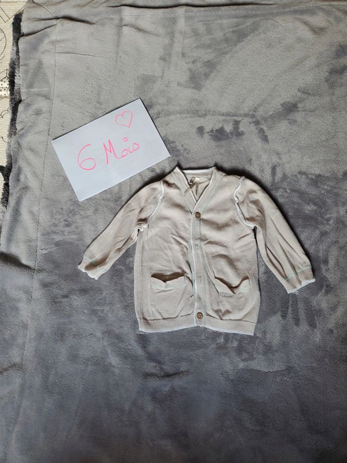 Gilet à bouton orchestra bebe 6 mois