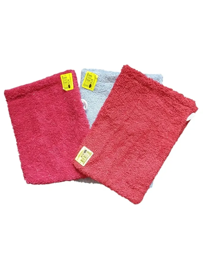 Lot 3 gants de toilette 100% coton neuf - photo numéro 2