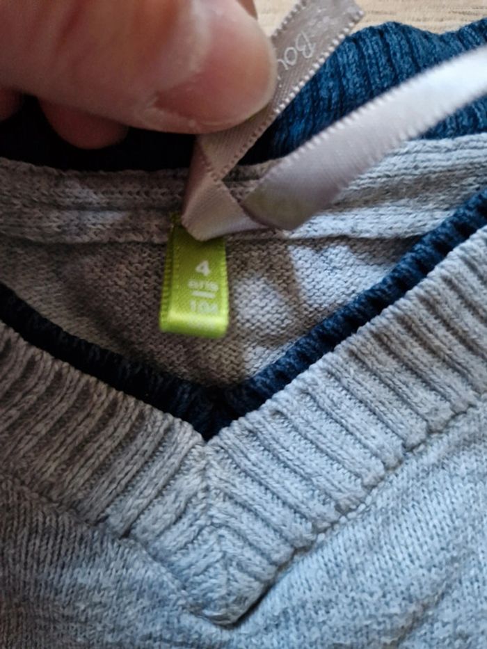 Pull léger gris - photo numéro 2