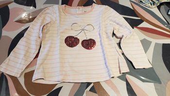 Tee short manche longue 24 mois 