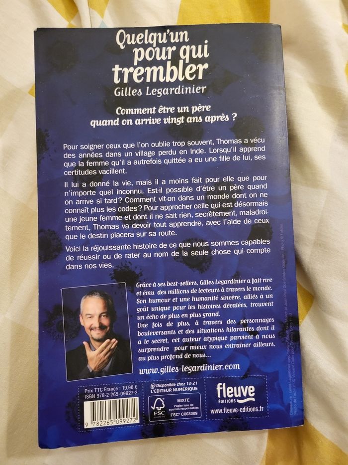 Livre Quelqu'un pour qui trembler - photo numéro 2