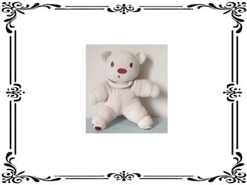 Peluche ourson rose 1.