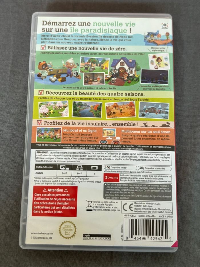 Jeu switch animal crossing - photo numéro 3