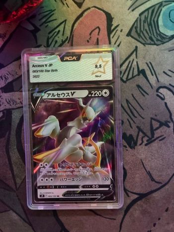 ARCEUS V JP Gradée 9 PCA 2022