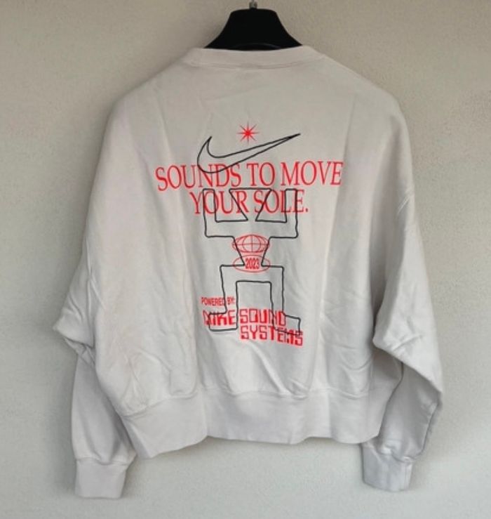 Sweat nike sportswear trend blanc taille XXL vintage neuf - photo numéro 4