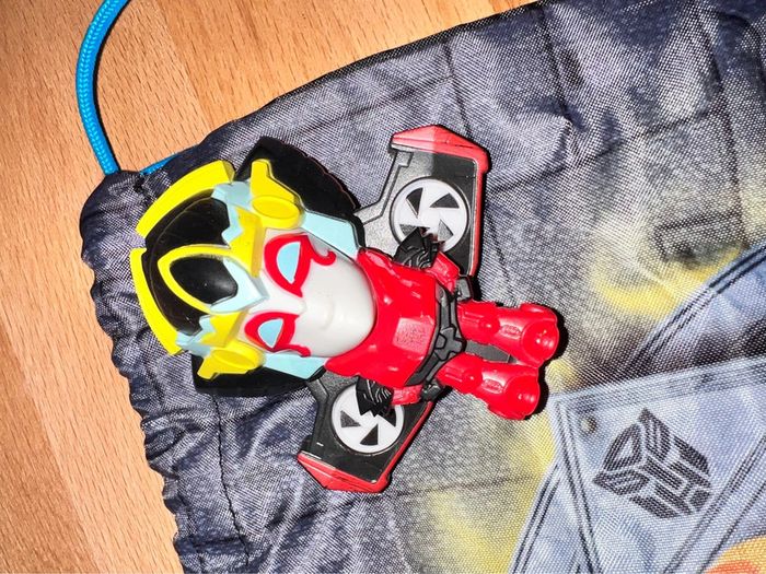 Lot de robots transformers avec sac de rangement - photo numéro 5