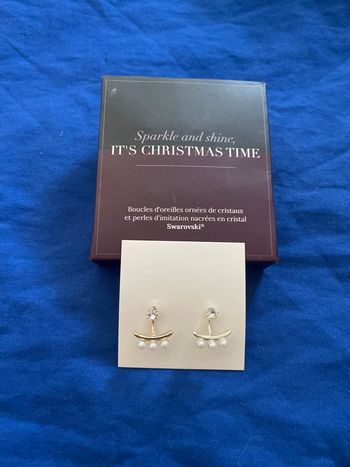 Boucles d'oreilles élégantes ornées de cristaux Swarovski® – Style "Ear Jackets"