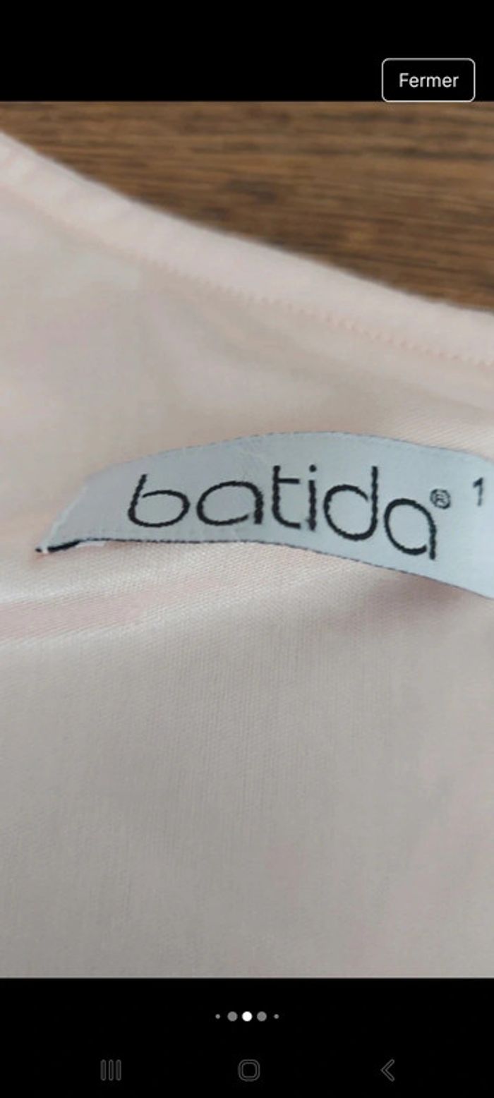 Robe Batida fond rose taille 1 (36) - photo numéro 13