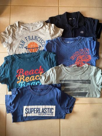 Lot de six t-shirt pour garçons