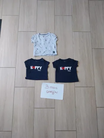 Lot t-shirt manche courte