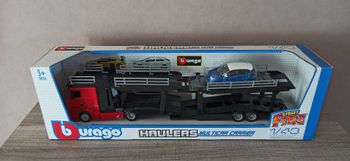 Camion transporteur burago neuf