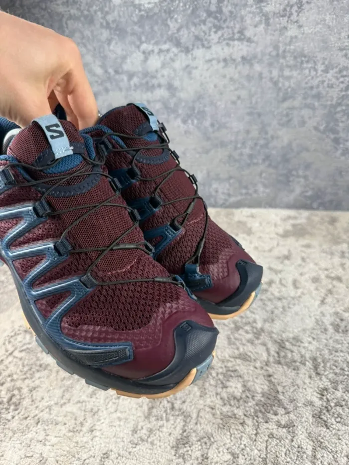 Salomon XA Pro 3D V8 - Bordeaux & Blue - photo numéro 15