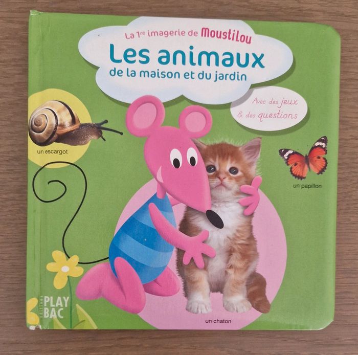 La 1ere imagerie de moustilou les animaux de la maison et du jardin en très bon état