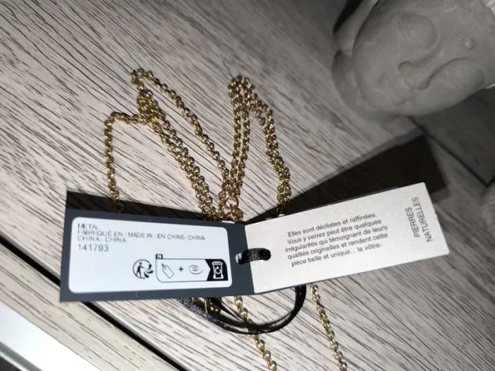Collier avec pierre naturelle - photo numéro 5