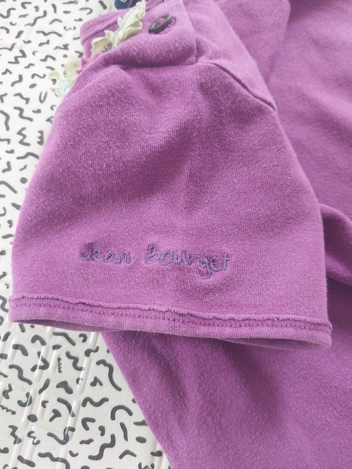 T-shirt Jean Bourget violet 3 ans – plein de charme - photo numéro 5