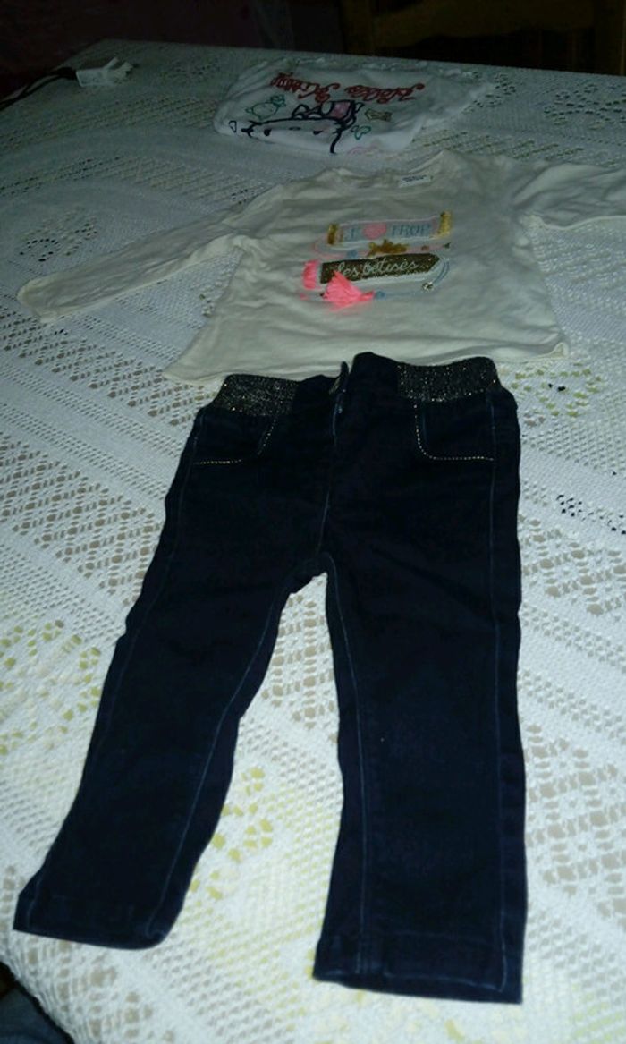Enselble jeans et sweat
