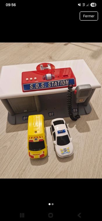 Garage avec 3 sons d'alarme et mini megaphone