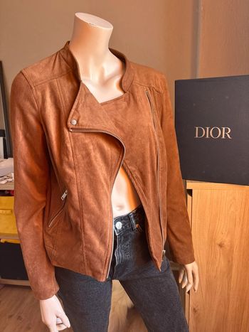 Veste suédine marron