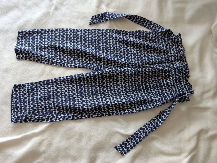 Pantalon léger marine et blanc - 4A - Gémo