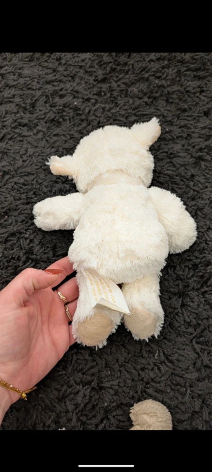 Lot de peluche doudou lapin mouton souris ours - photo numéro 11