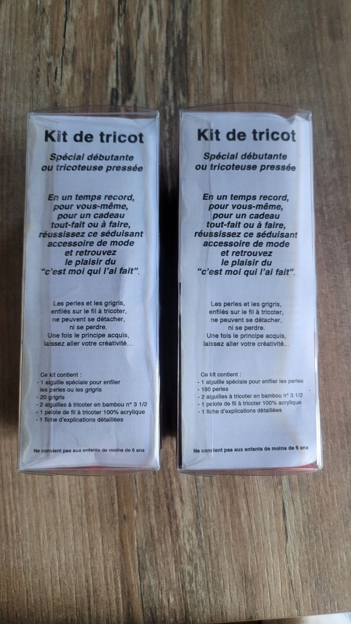 Kits tricot - photo numéro 4