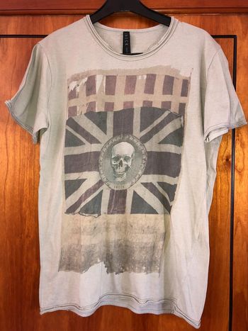 T-shirt skull kaki