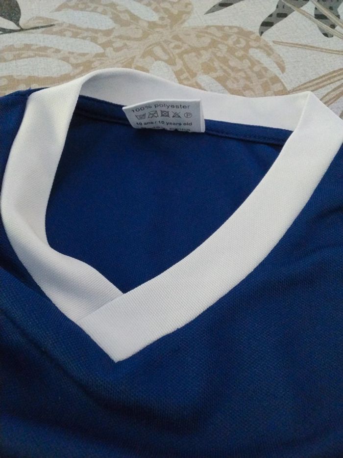 Maillot Fiers d’être bleus Carrefour 10 ans - photo numéro 3