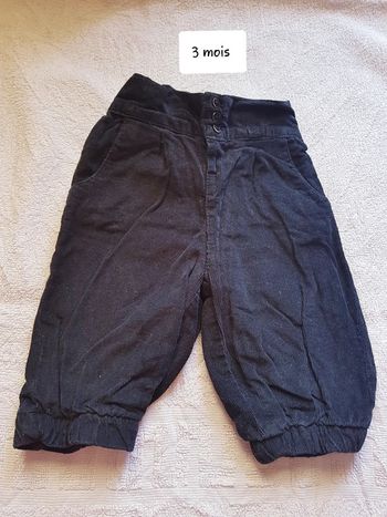Pantalon velour kitchoun 3 mois