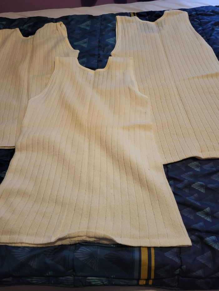 Lot 3 maillots corps laine homme taille 6 - photo numéro 3