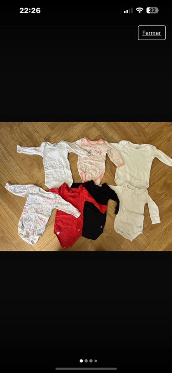 Bodies fille 6 mois petit bateau