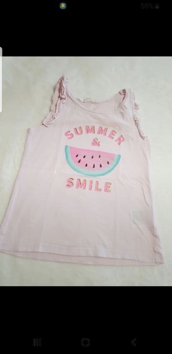 Débardeur fille taille 5 ans