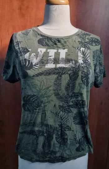T-shirt imprimé tropical taille XS (14ans)