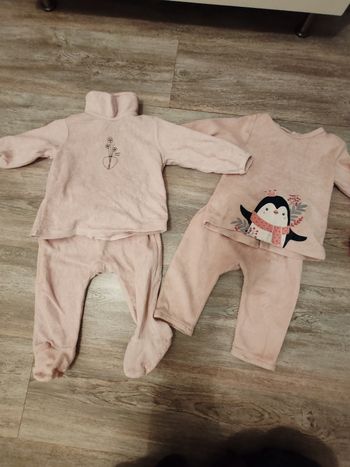 Lot pyjama 2 pièces 12 mois