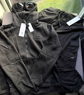 Ensemble CP Company jogging veste noir taille S
